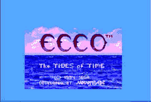 Ecco the Dolphin - Tides of Time Title Screen